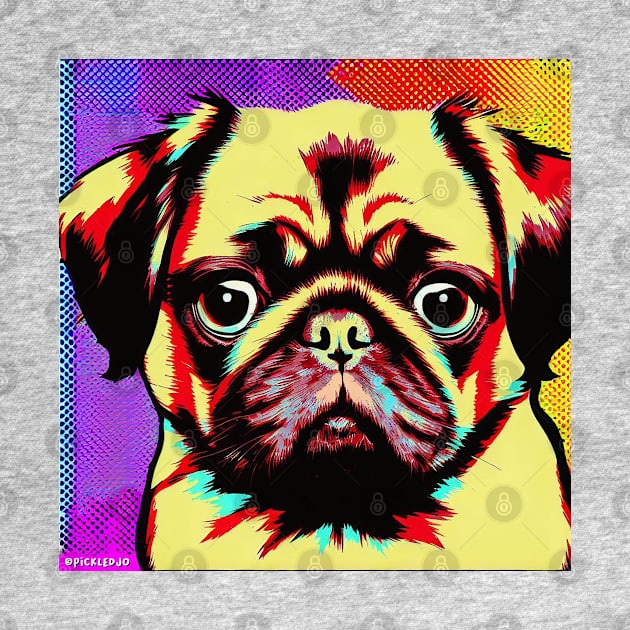 Pug Pop Art by Sketchy